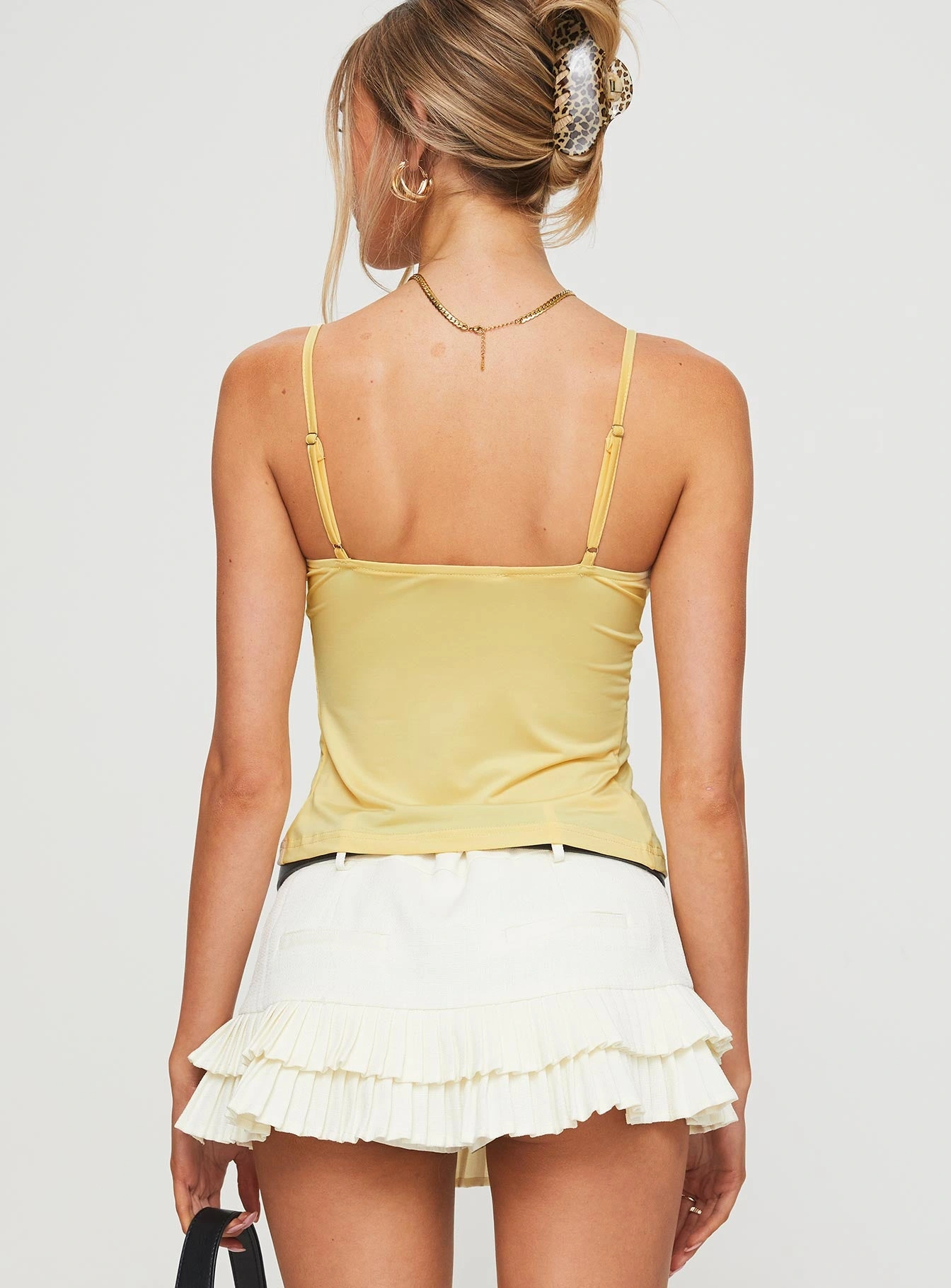Yellow Lace Top Marcio Sunshine Style